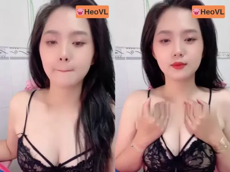 Em ghệ răng khểnh khoe củ khoải tròn trắng